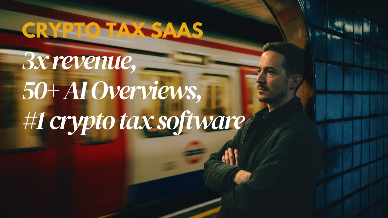 #1 in Google and 50+ AI Overviews for crypto tax software in under 6 months